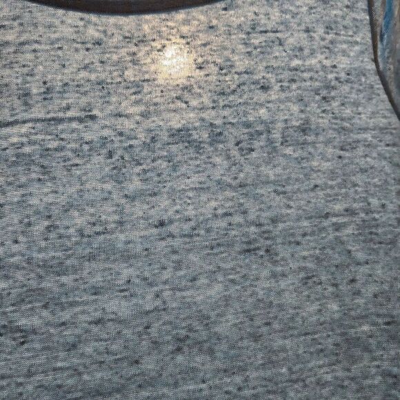 J Jill Linen Top Size Medium Blue Relax Fit Lightweight - Picture 3 of 13